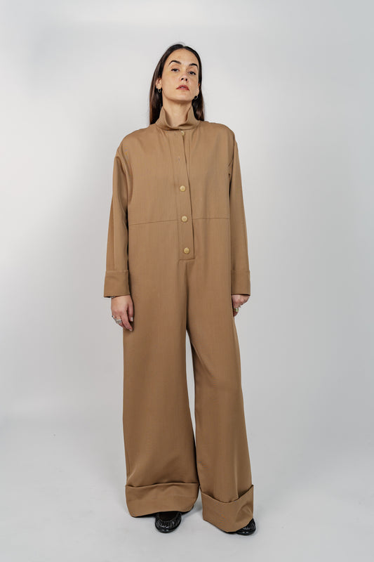 Combinaison en laine et soie