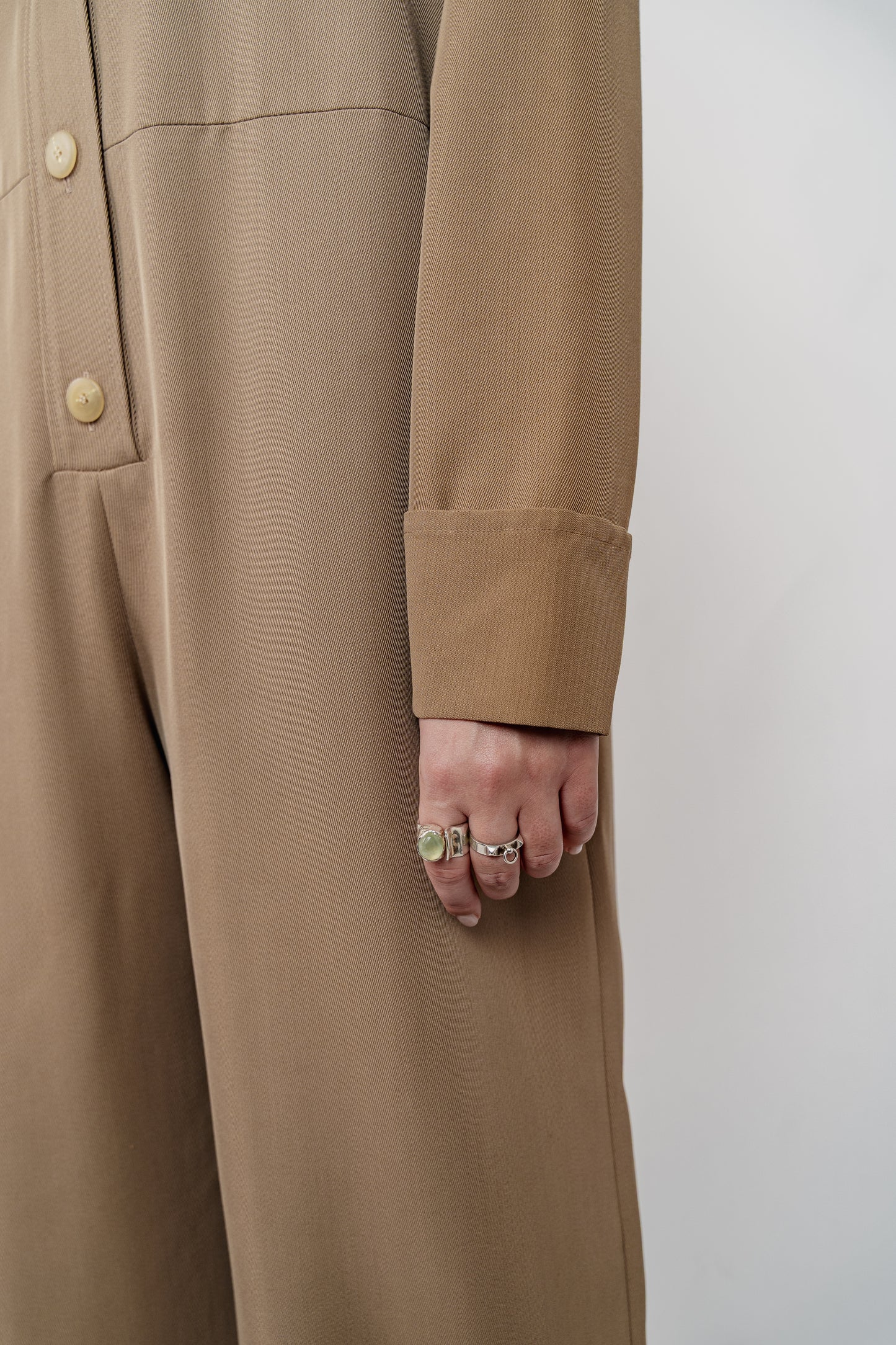 Combinaison en laine et soie